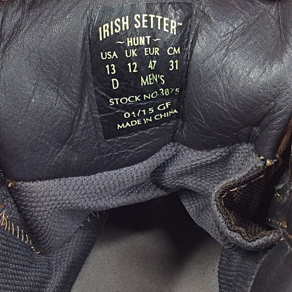 Red Wing Irish Setter Hunt Soft Paw Chukka Waterproof Boots Mens Size 13 Leather - Picture 11 of 12